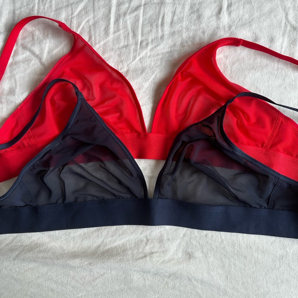 Negative Underwear Wireless Sieve Triangle Bra